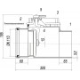 RTP Обратный клапан d 110 ВК РосТурПласт (РТП)